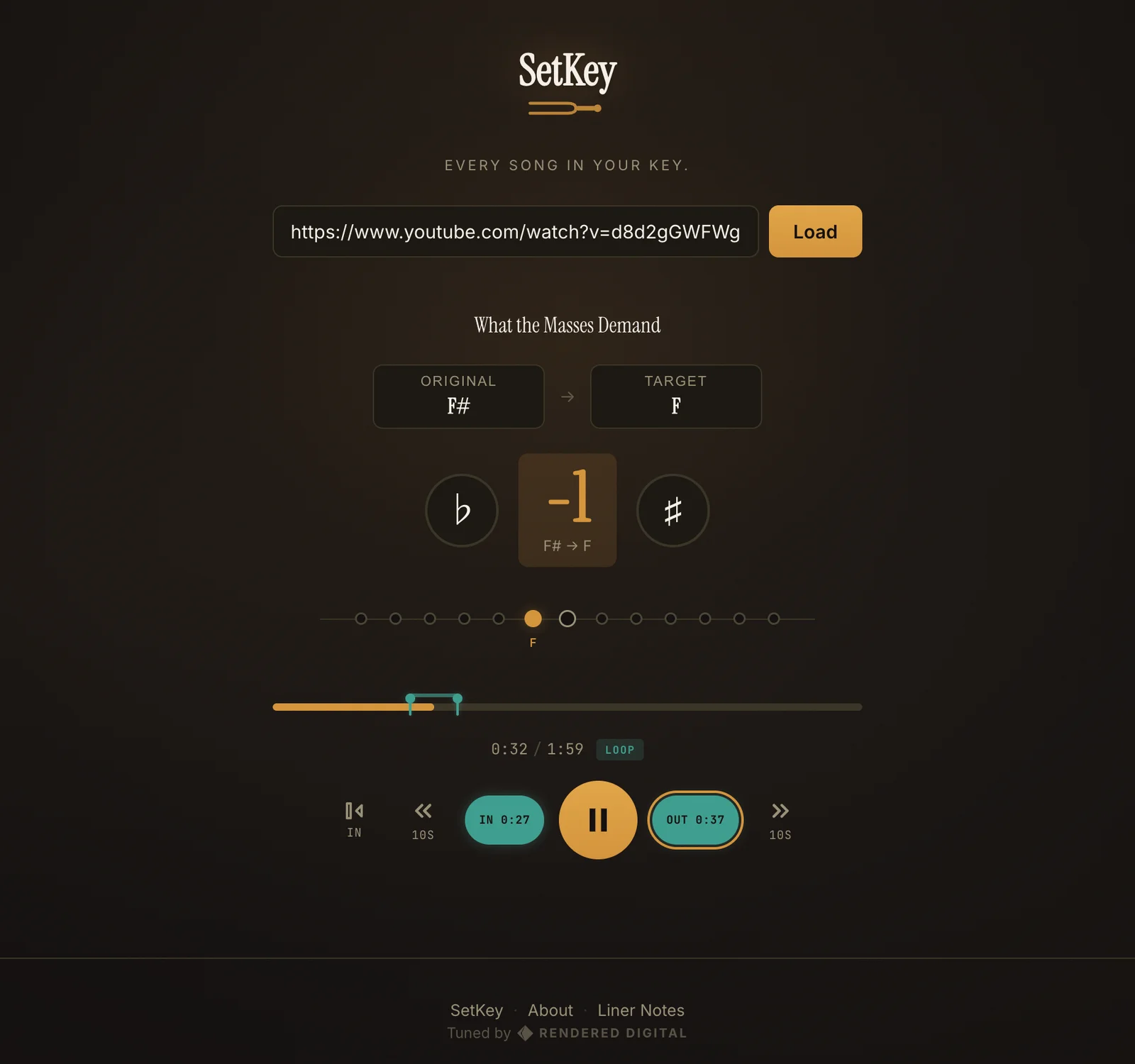 A screenshot of SetKey